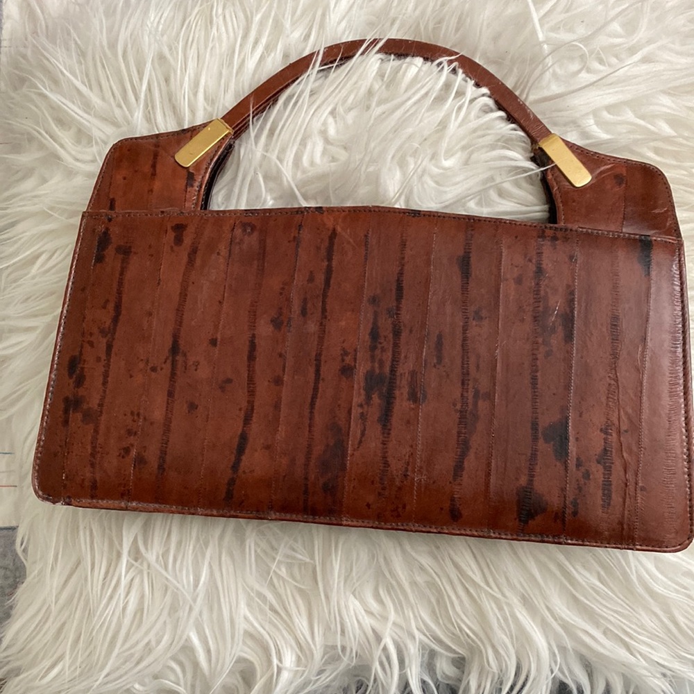 Real snake skin hand bag